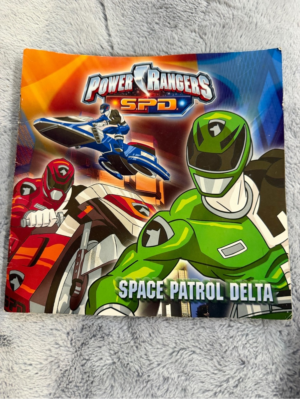 Power Rangers S.P.D. Space Patrol Delta Graphic Children Kid Picture Book